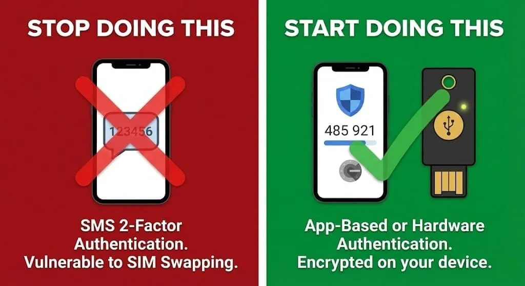 Stop SMS 2FA, Start App MFA!