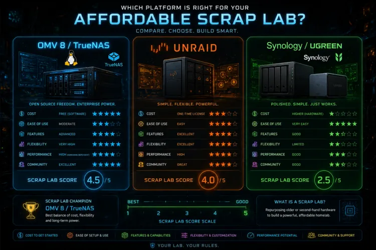 Face/Off - Quick breakdown of the most popular NAS OS in 2026.