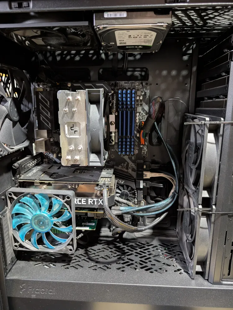 A picture of Core Lab's own Codex NAS & Server, she's a dusty girl before my bi-annual cleaning attack!