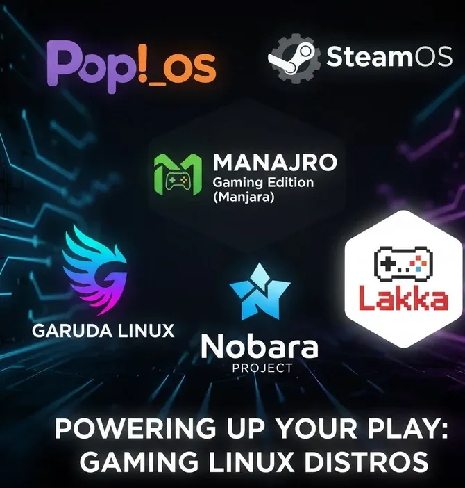 So many choices for gaming via Linux now, PopOS, SteamOS, Nobara, Lakka, Garuda, Nobara and CachyOS!